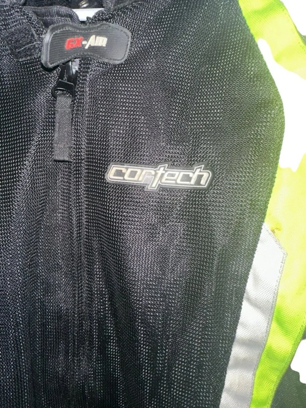 Cortech GX-Sport Air 4 Men’s M Street Racing Motorcycle Jacket Black Hi Vis